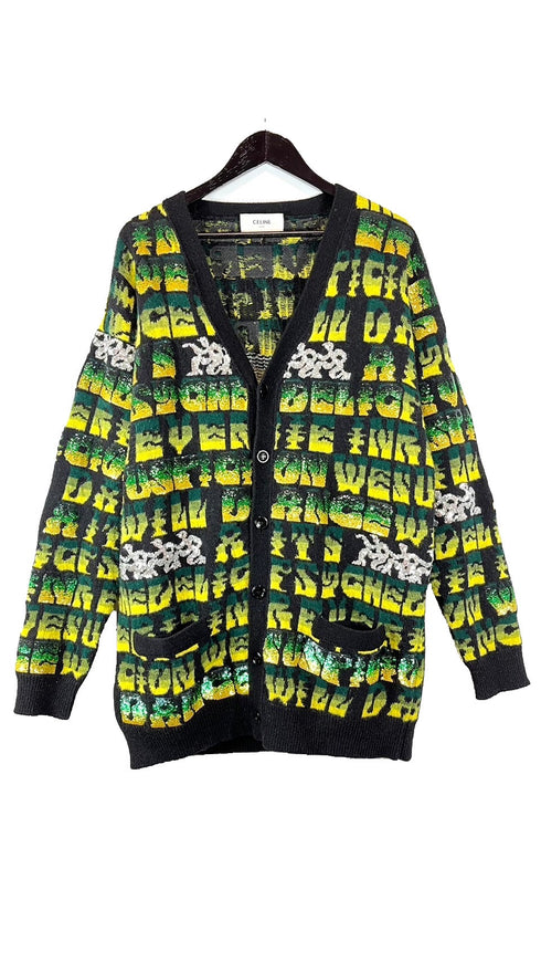 アーティストジャガードニットカーディガン