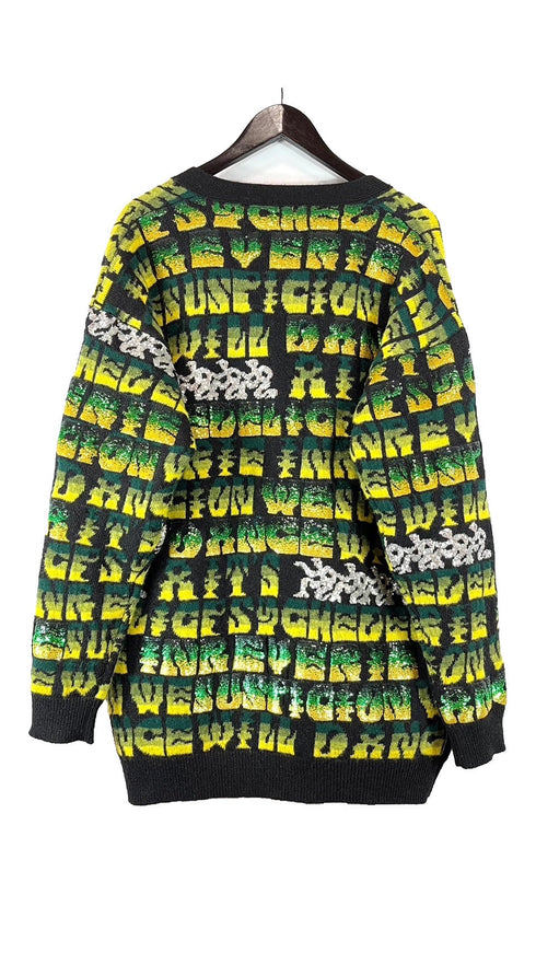 アーティストジャガードニットカーディガン