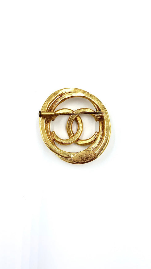 ココマークダブルサークルブローチ