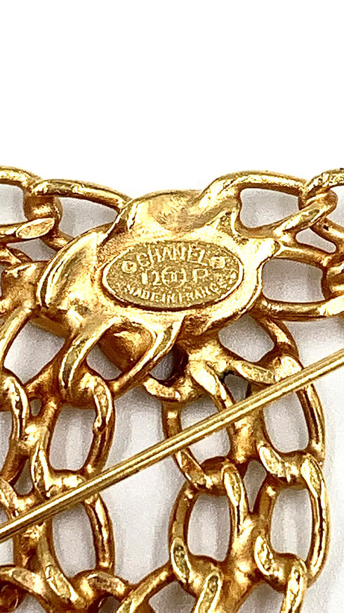 ココマークオープンワークブローチ