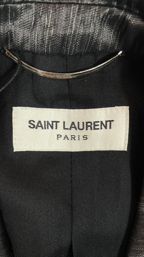 シルバーグレーブレザー