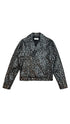 シルバー総柄レザージャケット