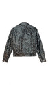 シルバー総柄レザージャケット
