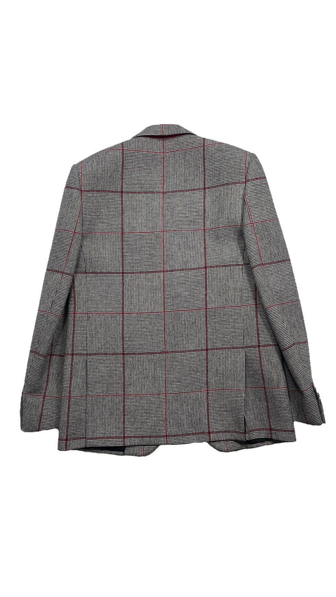 ウールチェックジャケット
