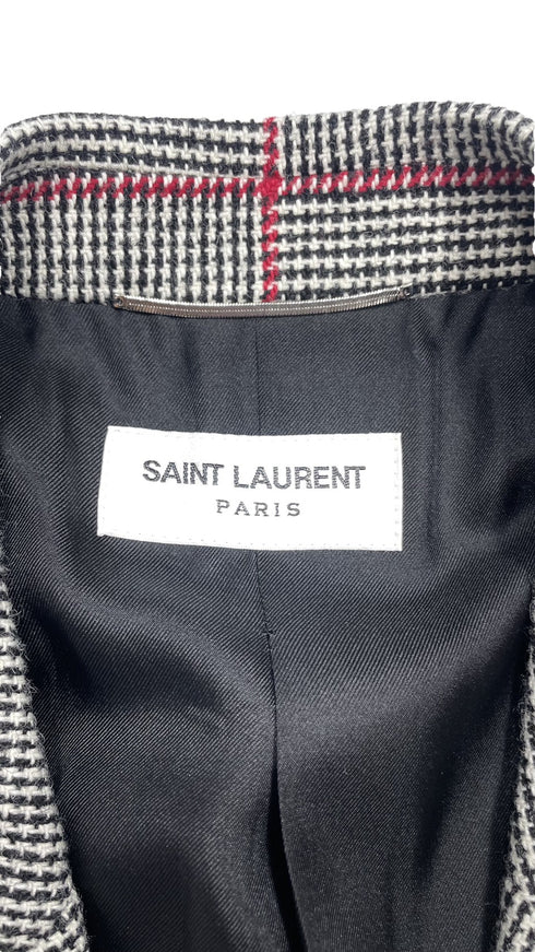 ウールチェックジャケット