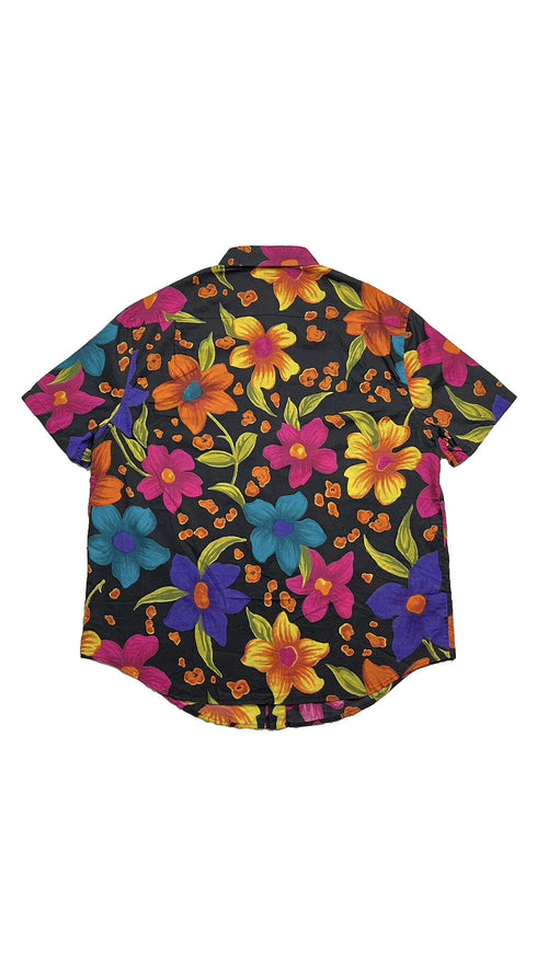 フローラル半袖シャツ