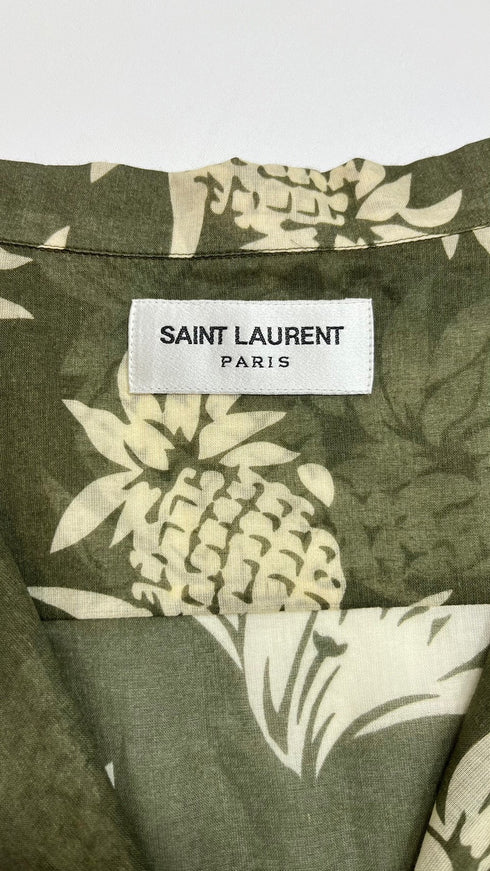 パイナップル柄半袖シャツ