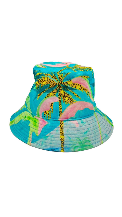 ルーズハワイアンバケットハット