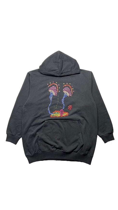 ×ペイズリーヴァース エンブロイダリーフーディ