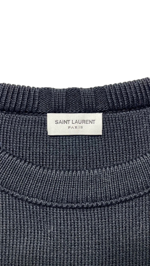 ピンボーダーニット