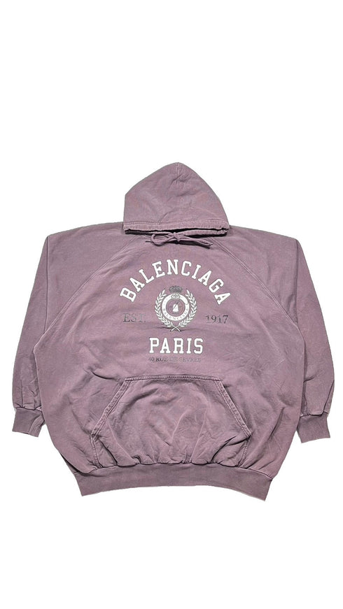 College Logo Vintage Hoodie