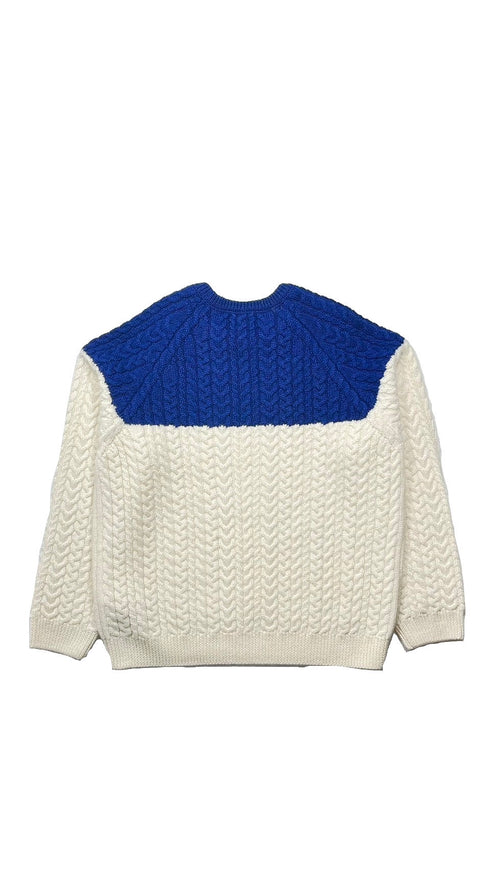 2カラーウールニット