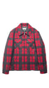 モヘヤチェックジャケット