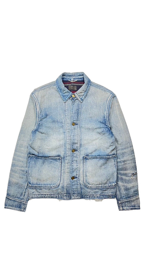 ダメージデニムジャケット