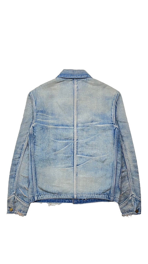 ダメージデニムジャケット