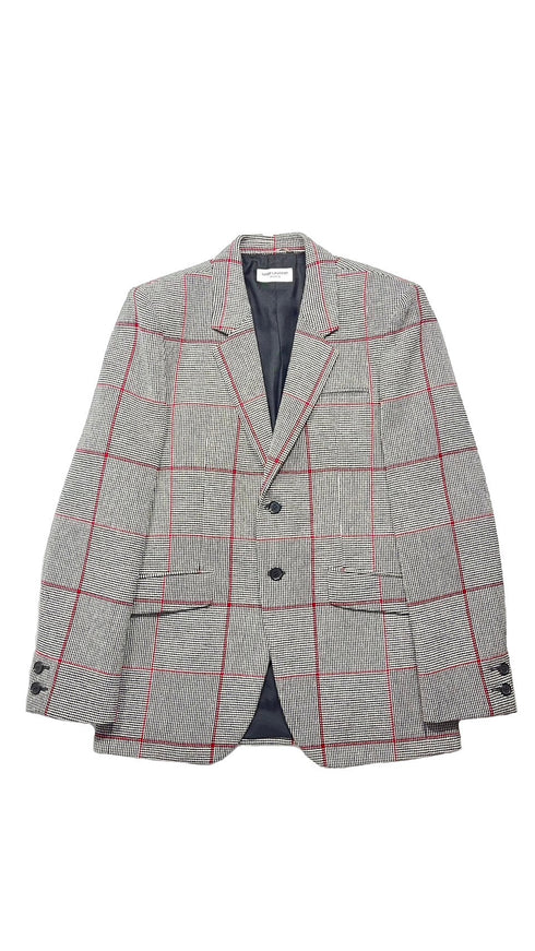 ウールチェックジャケット