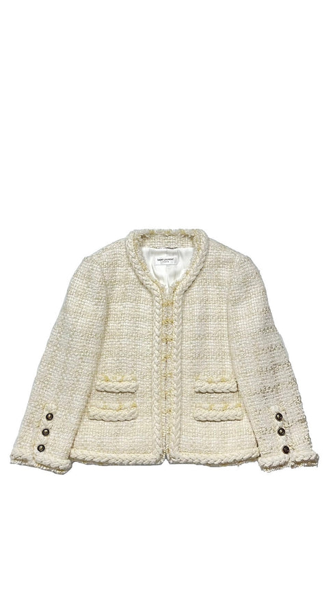 ウールツイードジャケット