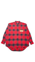 MY NAME IS VETEMENTS FLANNEL SHIRT