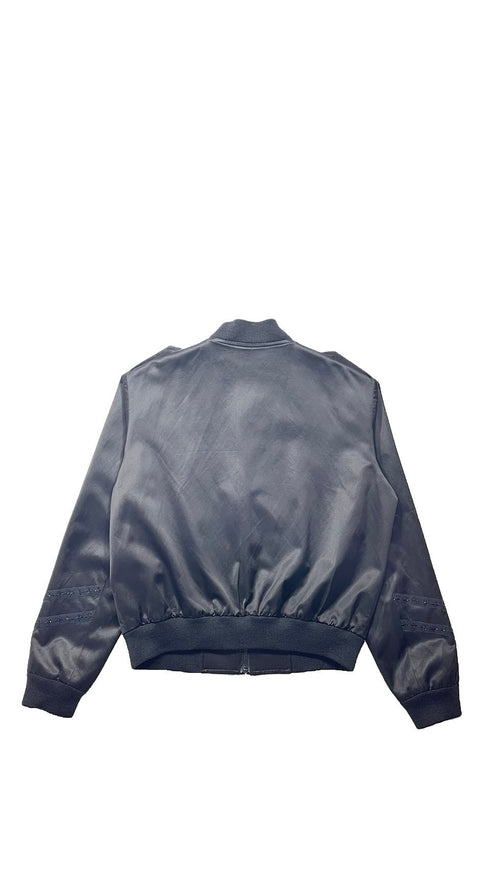 Black officerボンバージャケット