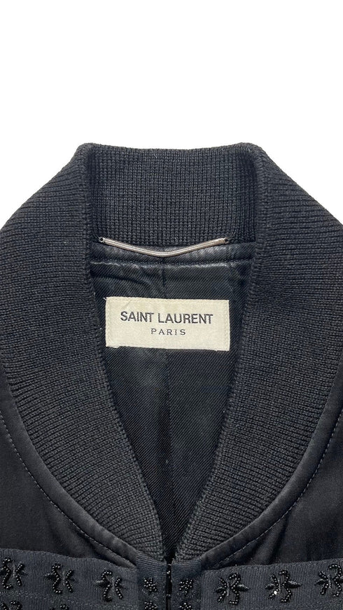 Black officerボンバージャケット