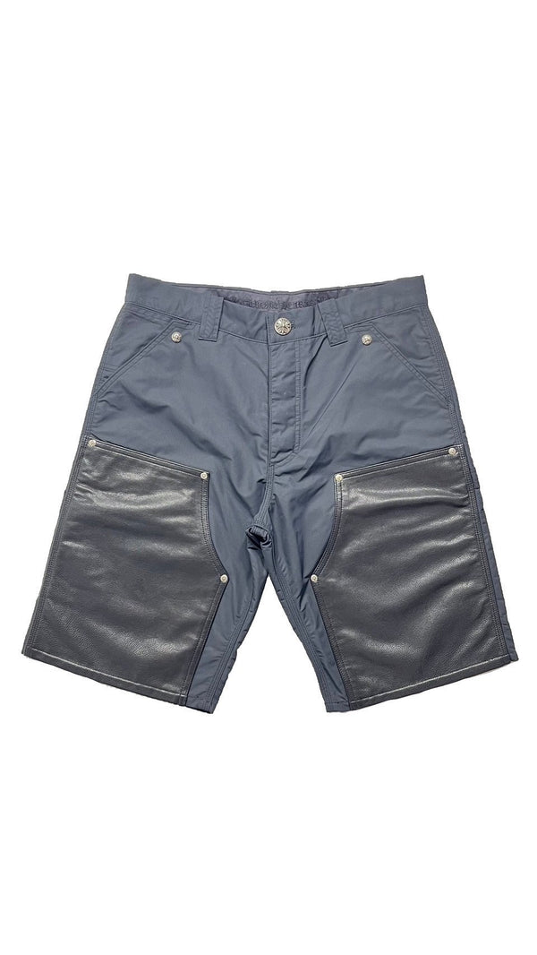 CRSBL HRSSHE Leather Shorts