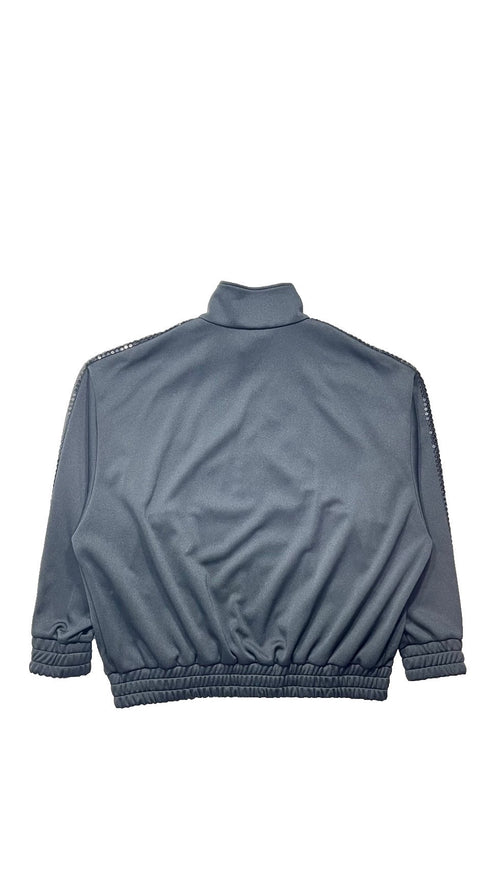 スパンコールラインジャージートラックジャケット