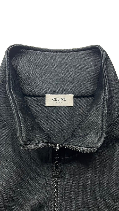 スパンコールラインジャージートラックジャケット