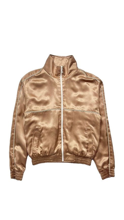 シルクサテントラックジャケット