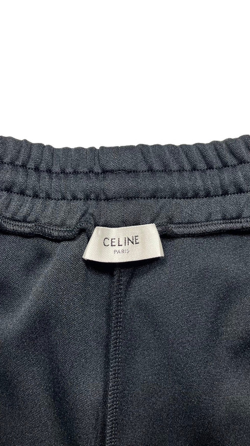 スパンコールラインジャージートラックハーフパンツ