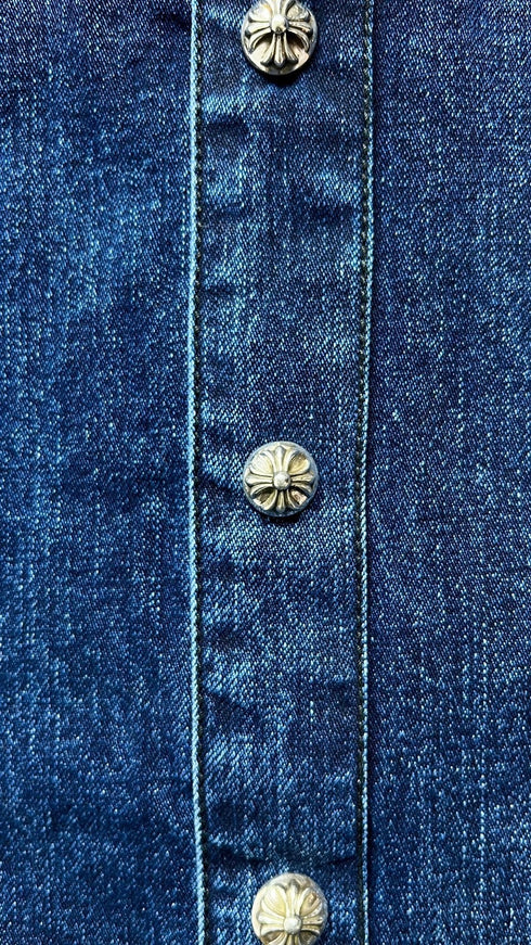 Cross Patch Denim Shirt