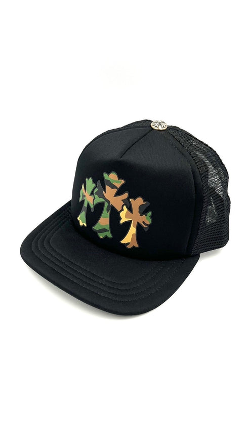 Camo Cemetery Cross Tracker Cap