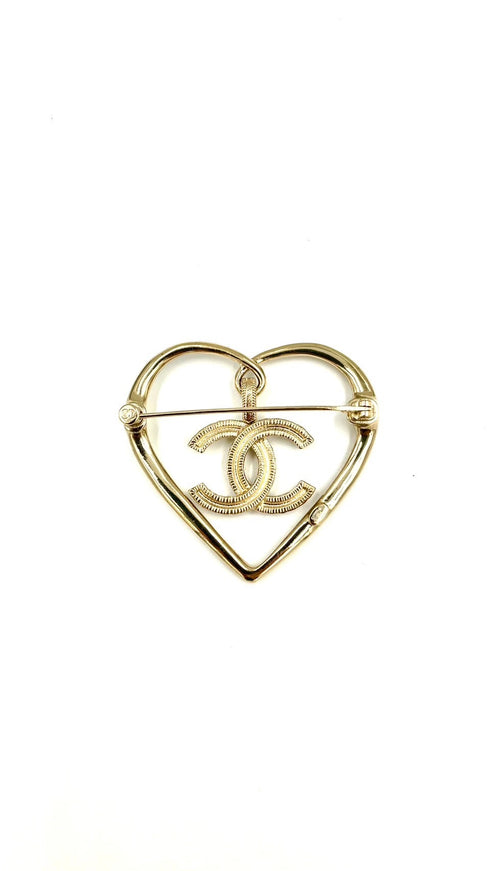 ココマークハートブローチ