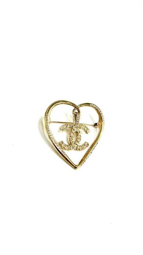 ココマークハートブローチ