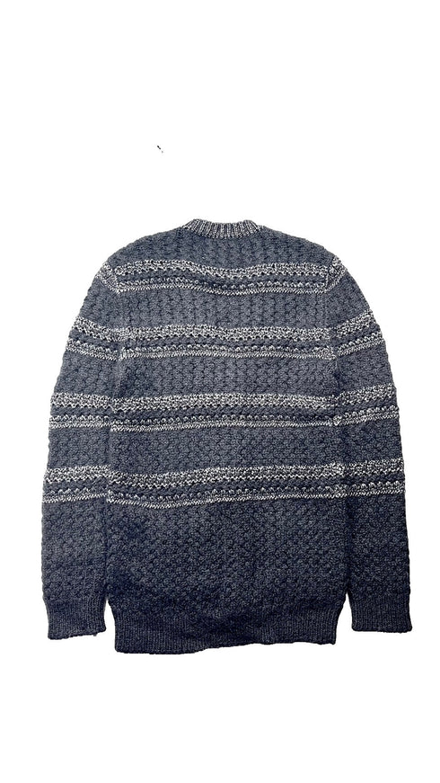 ラメボーダーカーディガン