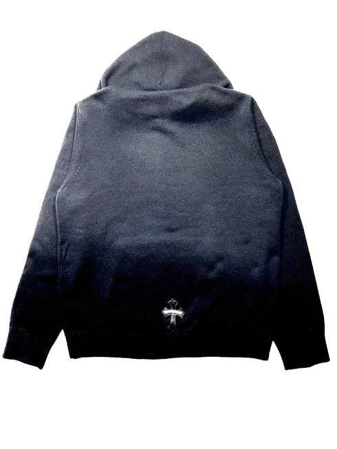 Cross Patch Cashmere Sweater Hoodie