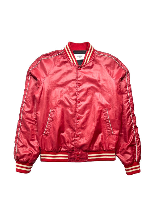 カレッジナイロンテディジャケット