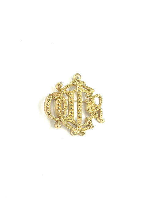 エンブレムロゴモチーフブローチ