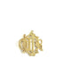 エンブレムロゴモチーフブローチ