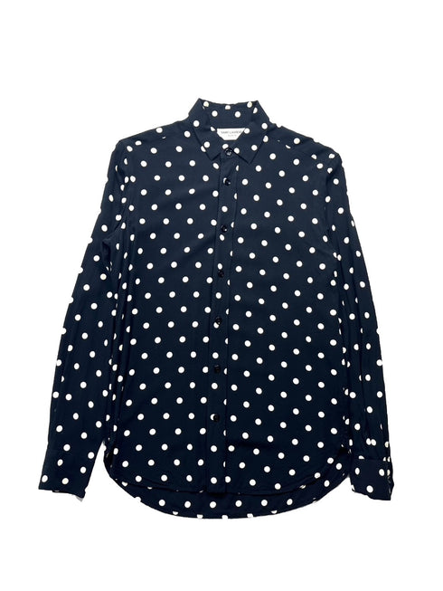 ドットシルクシャツ