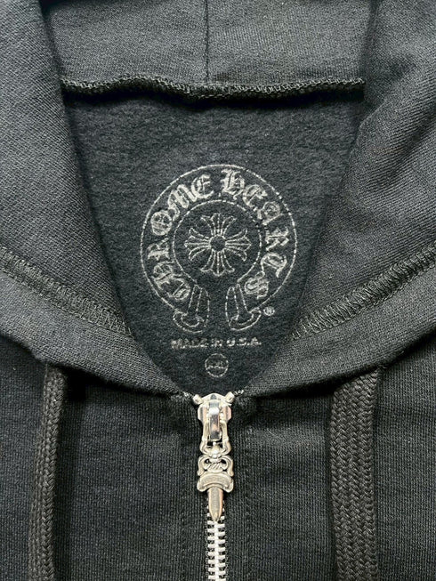 Vertical Logo ZipUpHoodie