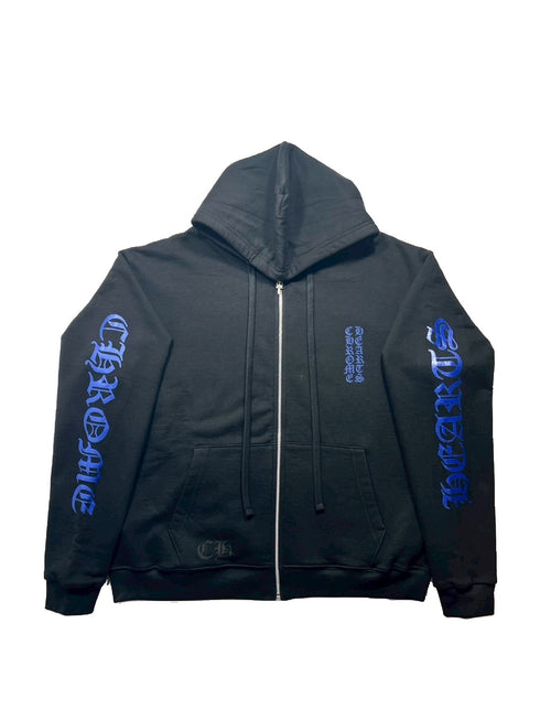 Vertical Logo ZipUpHoodie