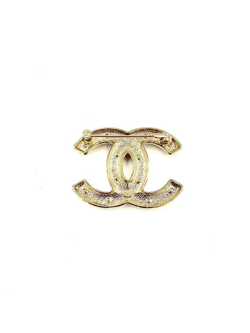 ココマークハートストーンパールブローチ