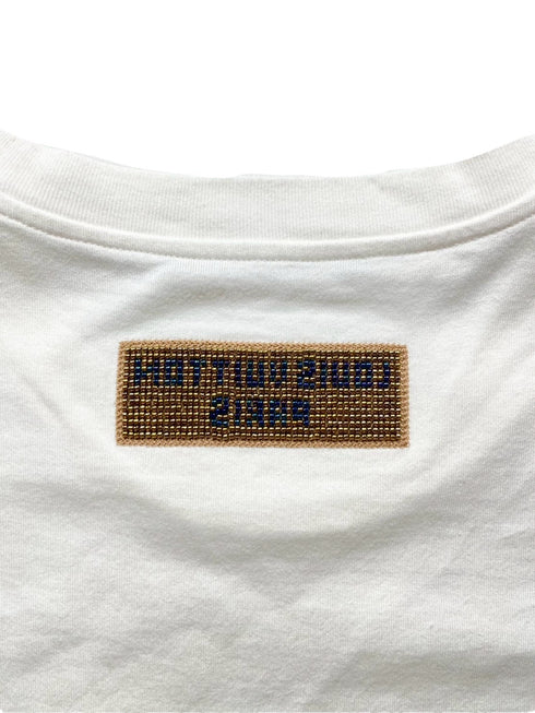 エンブロイダリービーズコットンTシャツ