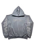 Leather Flame Hoodie