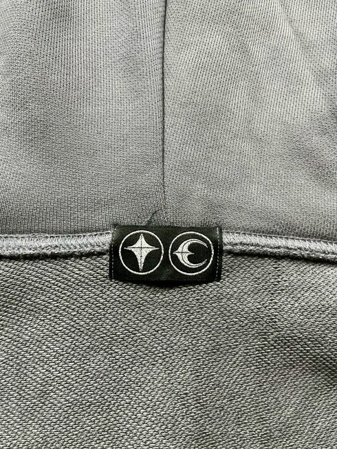 Leather Flame Hoodie