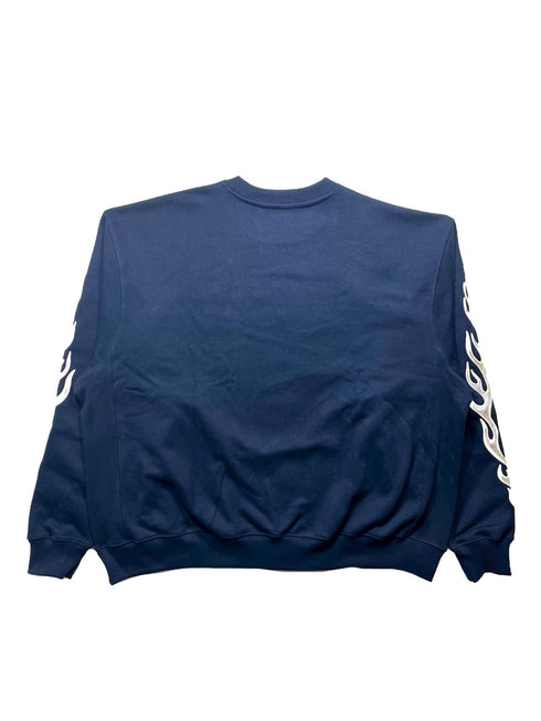 Leather Flame Sweatshirt