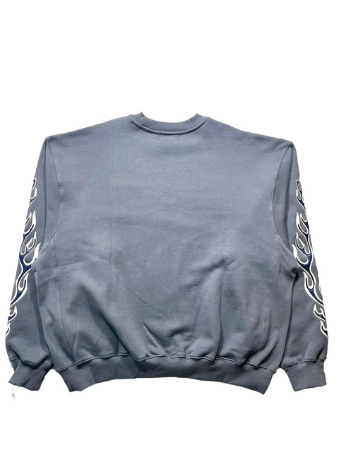 Leather Flame Sweatshirt