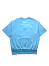 Light Blue Print Crew-neck Tee