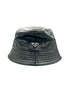 レザーロゴプレートバケットハット
