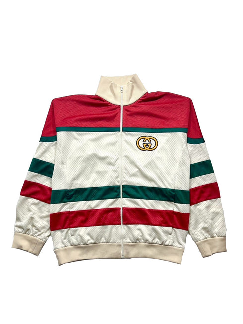 GUCCI Mesh Fabric Zip Jacket